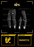 Tactical Ops Football Sweatpants - Black/White/Red [PRE-ORDER]