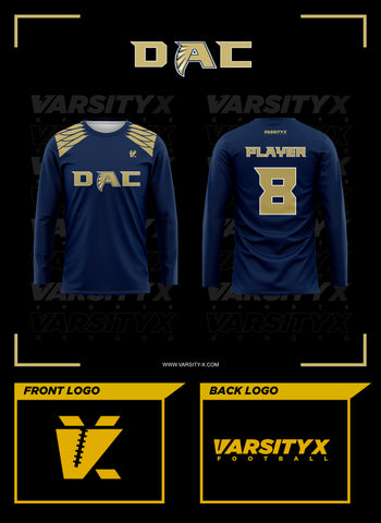 Dacula Falcons 2024 Football DRI-FIT Long-Sleeved Shirt - Navy [PRE-ORDER]