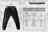 Tactical Ops Football Sweatpants - Black/White/Red [PRE-ORDER]