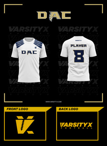 Dacula Falcons 2024 Football DRI-FIT Short-Sleeved Shirt - White [PRE-ORDER]